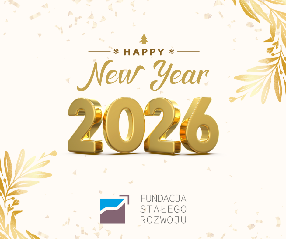 Blue Gold Festive New Year 2026 Facebook Post