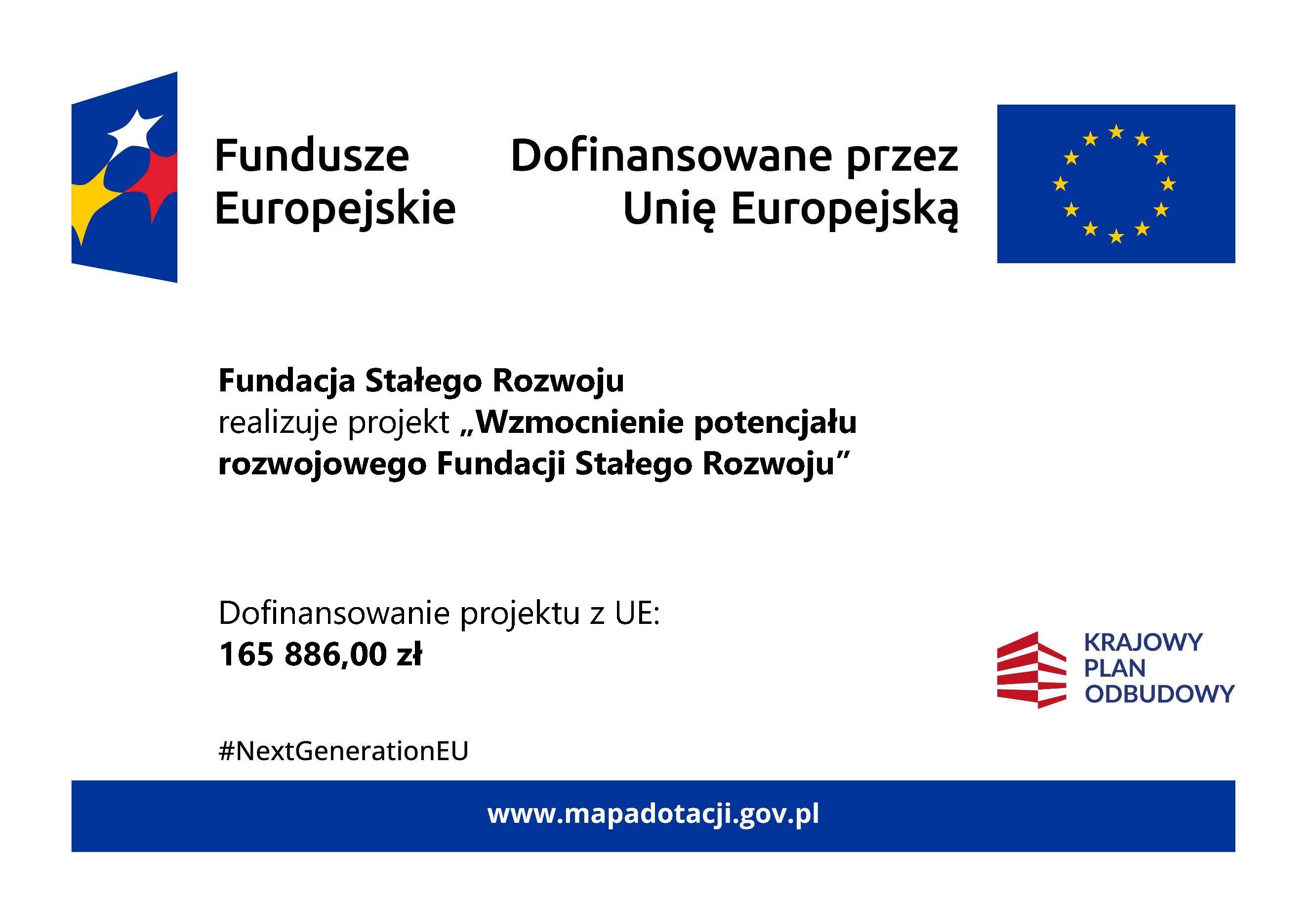 Wzmocnienie potencjału rozwojowego Fundacji Stałego Rozwoju